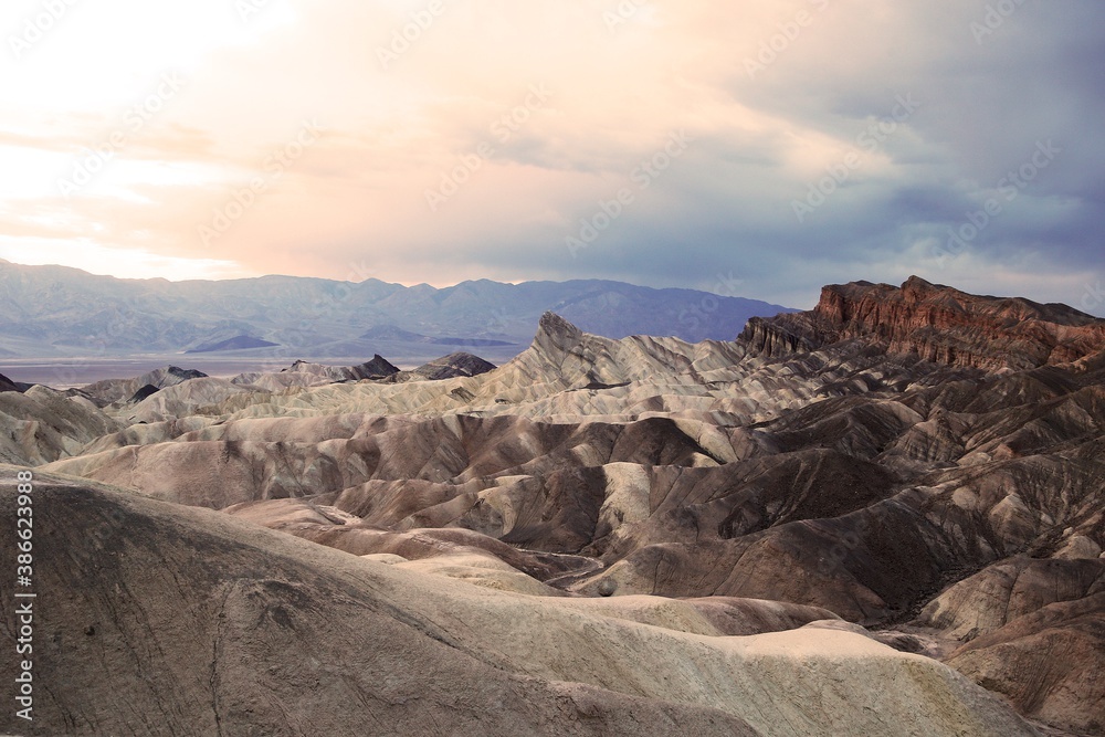  Zabriskie Point in the Death Valley National Park, California, USA, United States of America