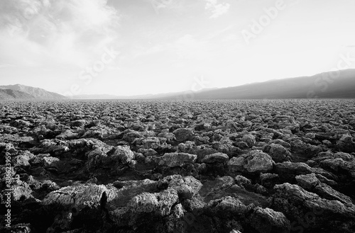 Devils Golf Course in the Death Valley, California in the United States of America