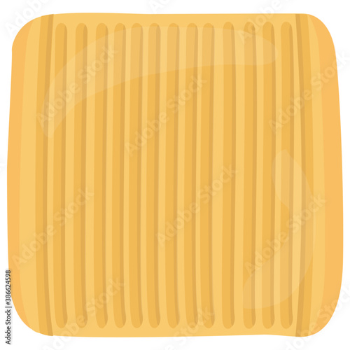 
A simple flat icon design of a Peanut butter cookie
