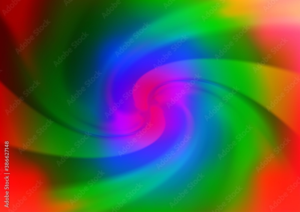 Obraz premium Light Multicolor, Rainbow vector blur pattern.