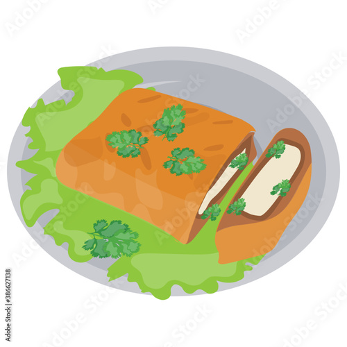 
Brown bar with creamy white inside making an icon for peanut butter bars
