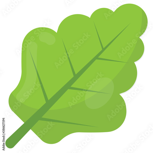 
Leaf with wavy pattern and some veins on the crust is actually an icon for poison oak leaf 
