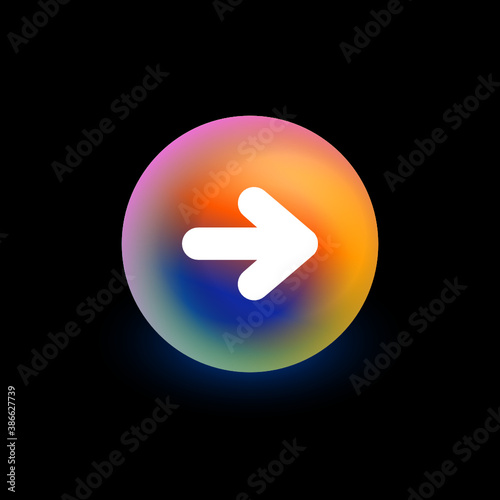 Arrow Forward - App Button