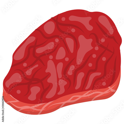 
Loaves of fresh cutted  meat mutton or beef 
