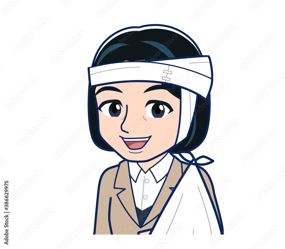 Bank clerk woman in a suit Bank clerk woman in a suit