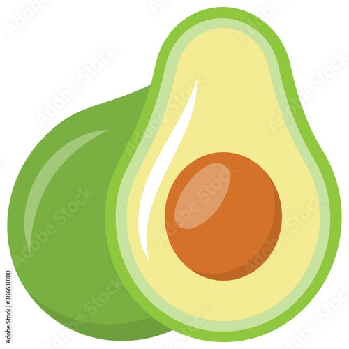 
A sweet and healthy fruit from pear family called avocado 
