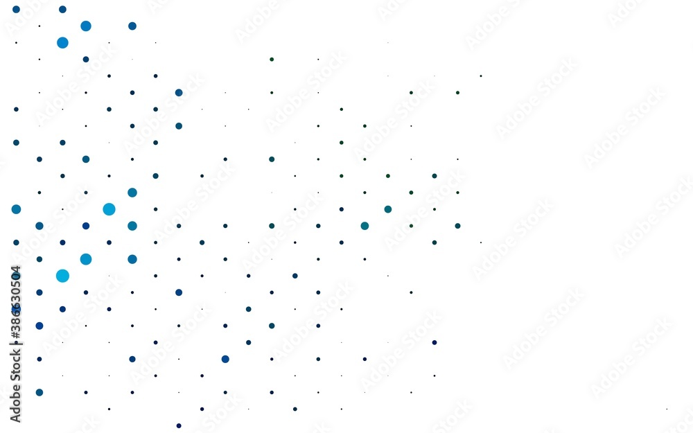 Light Blue, Green vector pattern with spheres. Light Blue, Green vector pattern with spheres.