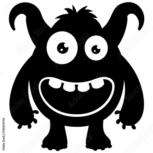 
A pink colored horrible faced creature with bulging eyes and big teeth and unusual body characterizing the oddball monster 
