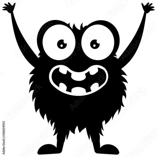 
A pink colored horrible faced creature with bulging eyes and big teeth and unusual body characterizing the oddball monster 
