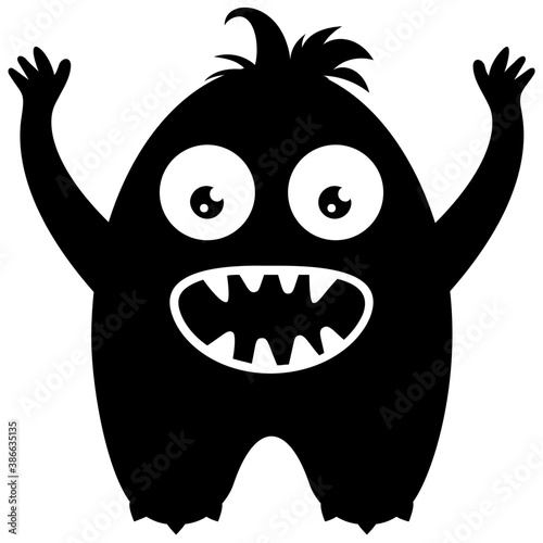 
A pink colored horrible faced creature with bulging eyes and big teeth and unusual body characterizing the oddball monster 
