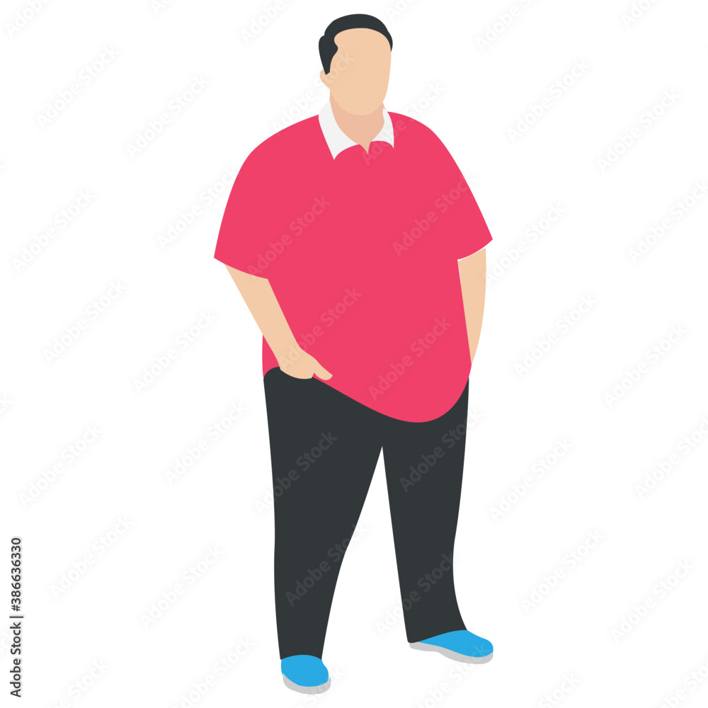 Man in summer outfit with half sleeves t-shirt and pants with akimbo gesture
Man in summer outfit with half sleeves t-shirt and pants with akimbo gesture