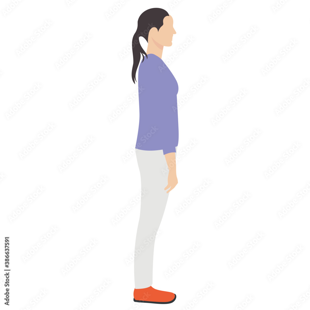 A female in stylish yet decent top standing with folding hands, icon for stylish businesswoman
A female in stylish yet decent top standing with folding hands, icon for stylish businesswoman