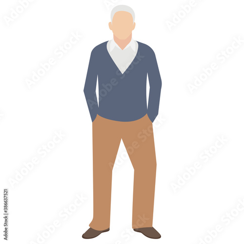 
A guy stylishly dressed up wearing denim upper, shoes and t shirt with chino jeans, looking away and presenting walking gesture 
