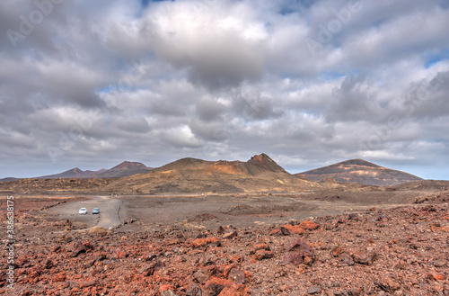 Timanfaya National Park  Lanzarote  HDR Image