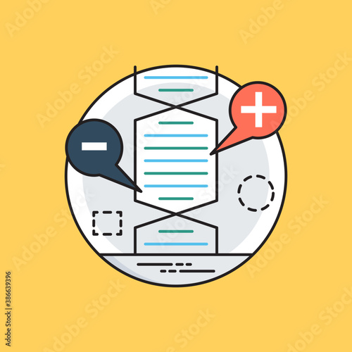 
A dna helix having negative and positive charges providing meanings to Genetic engineering
