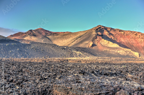 Timanfaya National Park  Lanzarote  HDR Image