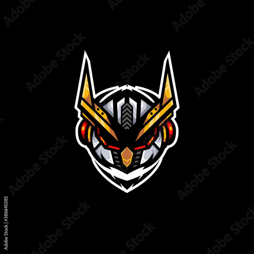 Owl Bot Robot E-sport Mascot