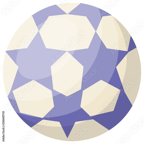 
Flat icon design of water polo ball
