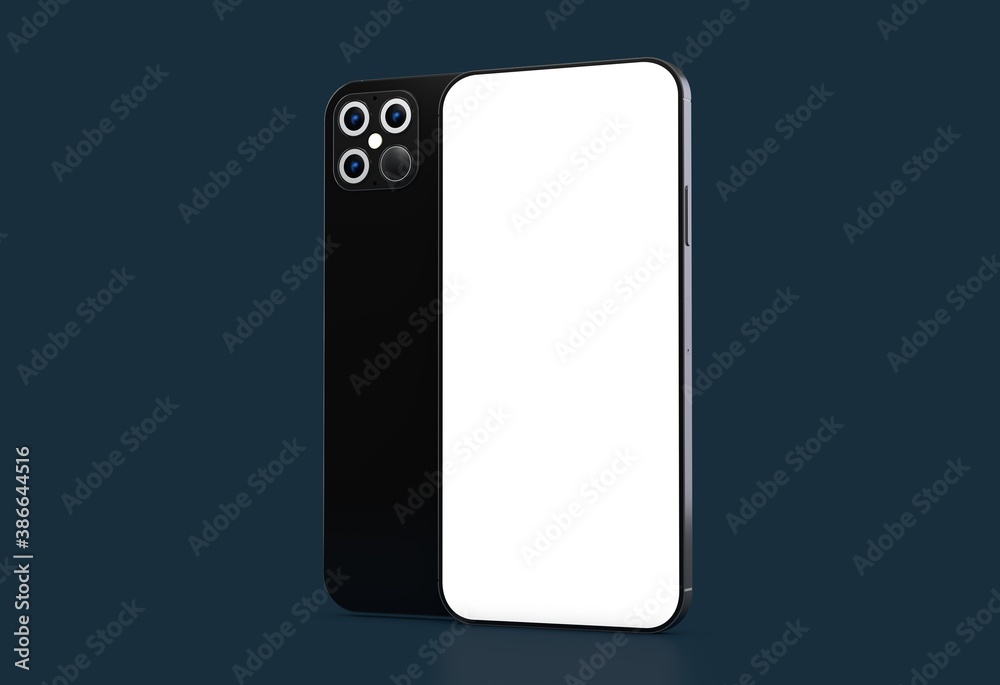 a digital smartphone device mobile phone 3d isolated a digital smartphone device mobile phone 3d isolated