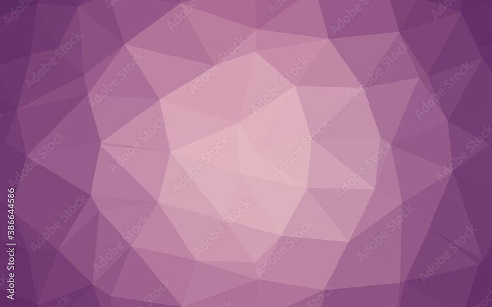 Light Purple vector triangle mosaic template. Light Purple vector triangle mosaic template.