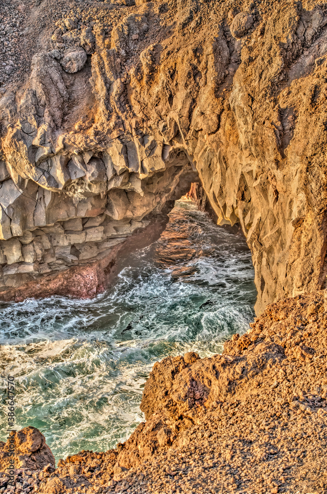 Los Hervideros, Lanzarote, HDR Image