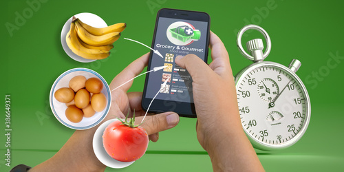 Grocery shopping express de...