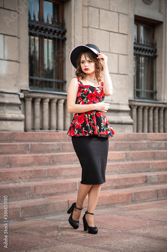 park woman fashion beautiful park