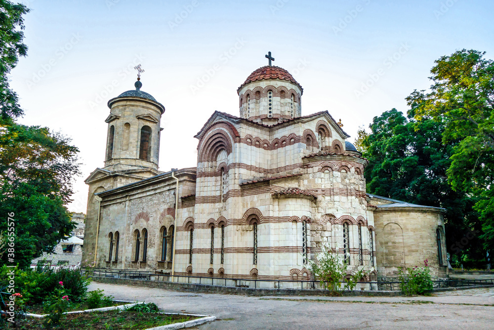 Ancient church of Saint John The Baptist in Kerch, Crimea. Building was founded in VIII century. This is classic example of Byzantine architecture