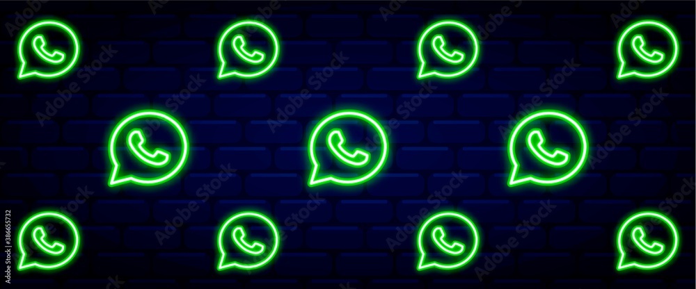 Whatsapp Icon Stock Video Footage for Free Download