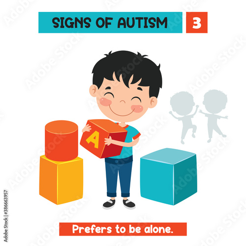 Concept Drawing of Autism Awareness