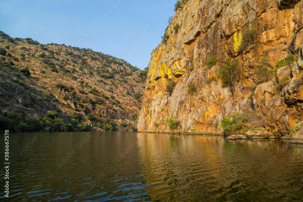 Scenic view of the Douro Valley and river Scenic view of the Douro Valley and river