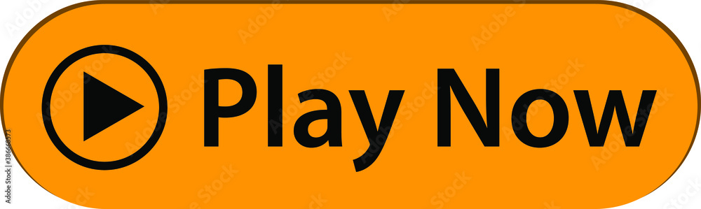 Play now button Stock Vector