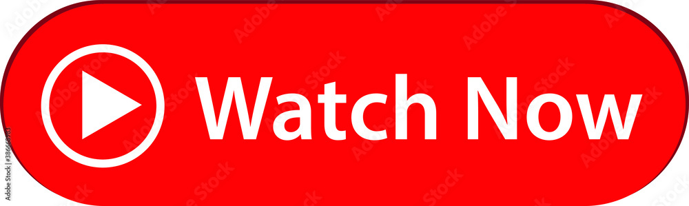 Watch Now Video Play Button Isolated Vector