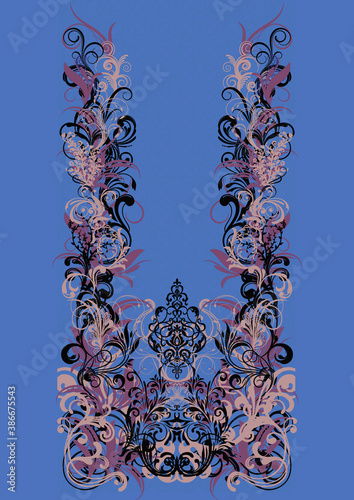 fabric, flower, decorative, textile, decoration, floral, beautiful, color, colorful, traditional, print, ethnic, elegant, white, isolated, old, drawn, forms, elements, stroke, set, line, shape, geomet