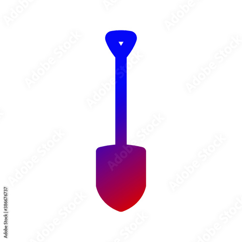 Shovel icon. digging vector icon. vector illustration