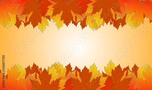 Thanksgiving graphic design background with copy space