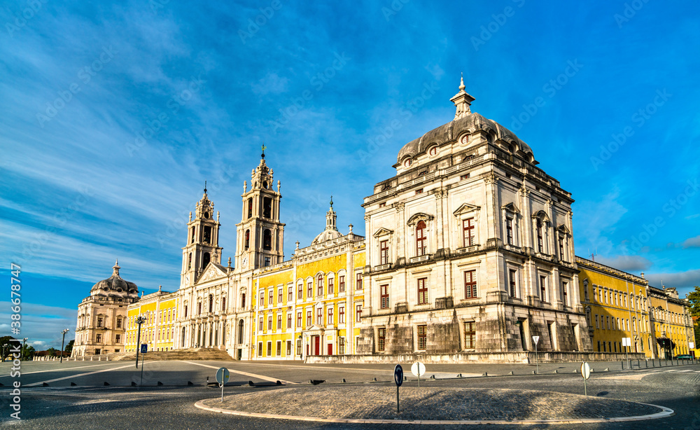 National Palace and Franciscan Convent of Mafra. UNESCO world heritage in Portugal
