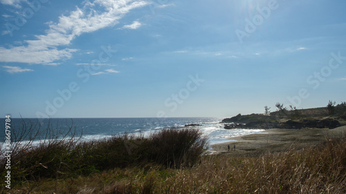 View on a beach at Reunion island