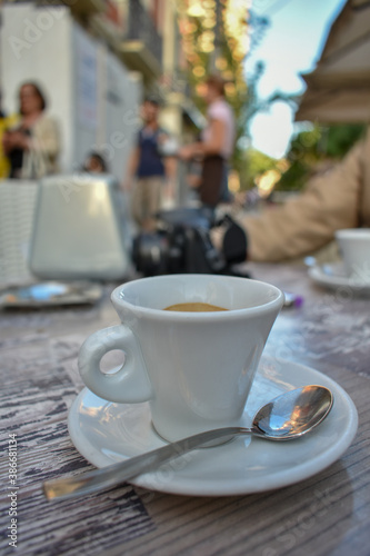 Coffee Cup at the Bar