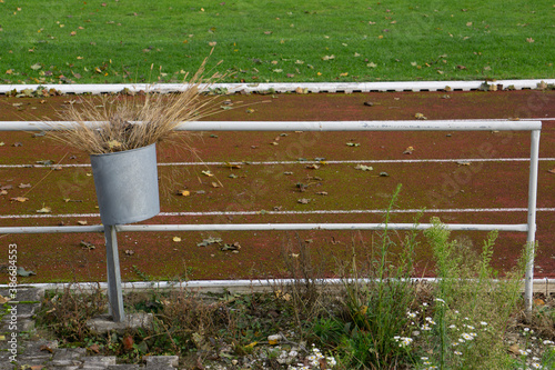 Verlassener Sportplatz zu Zeiten von Corona 