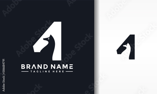 number four fox logo