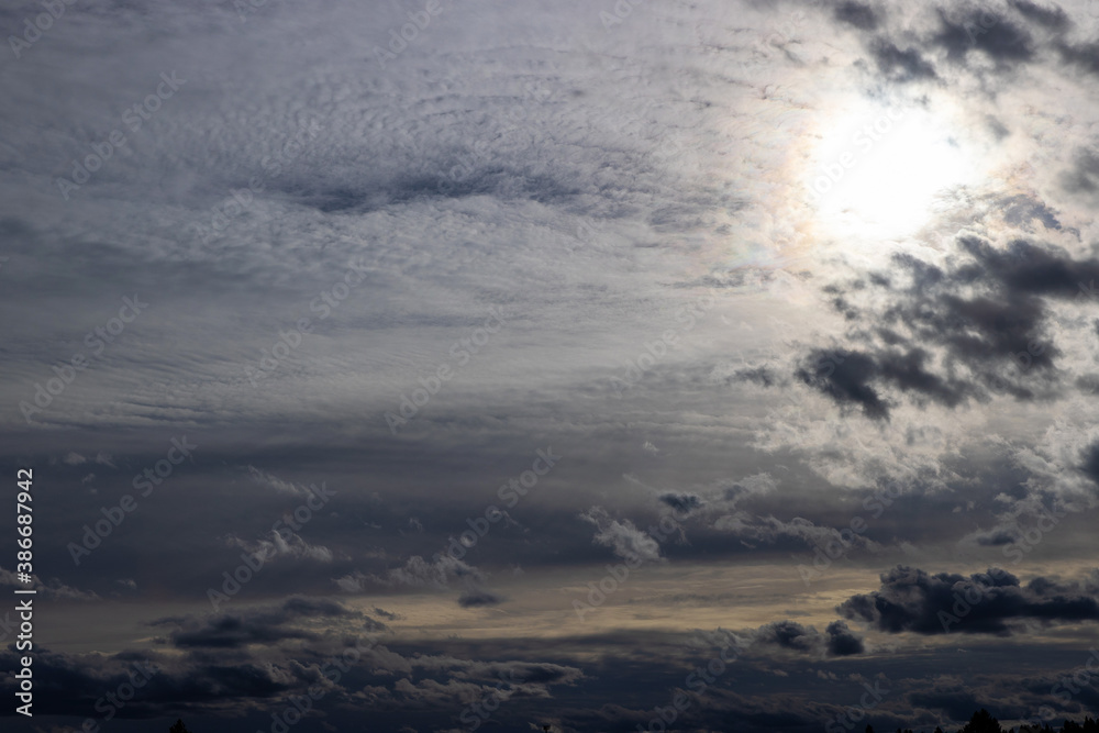 Image of dramatic sky with clouds Image of dramatic sky with clouds