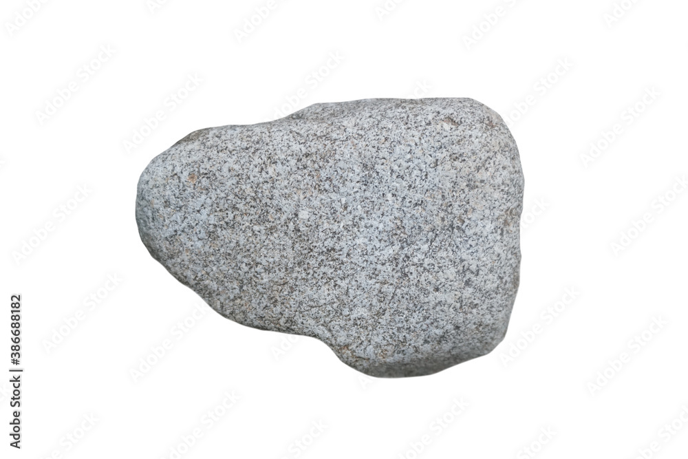 Granite rock isolated on a white background. Plutonic rocks are igneous rocks. Granite rock isolated on a white background. Plutonic rocks are igneous rocks.