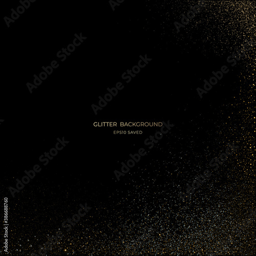 gold stardust light, glitter background