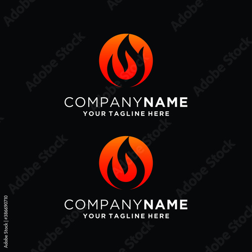 Fire vector logo