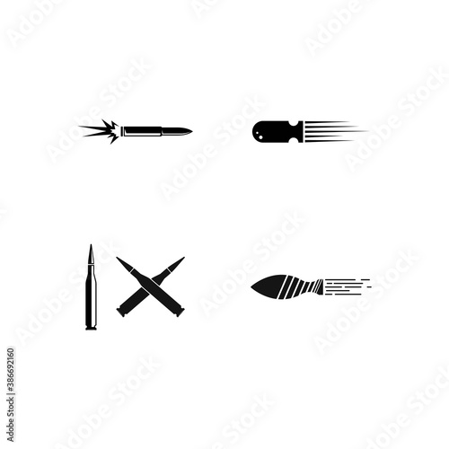 Bullet icon vector
