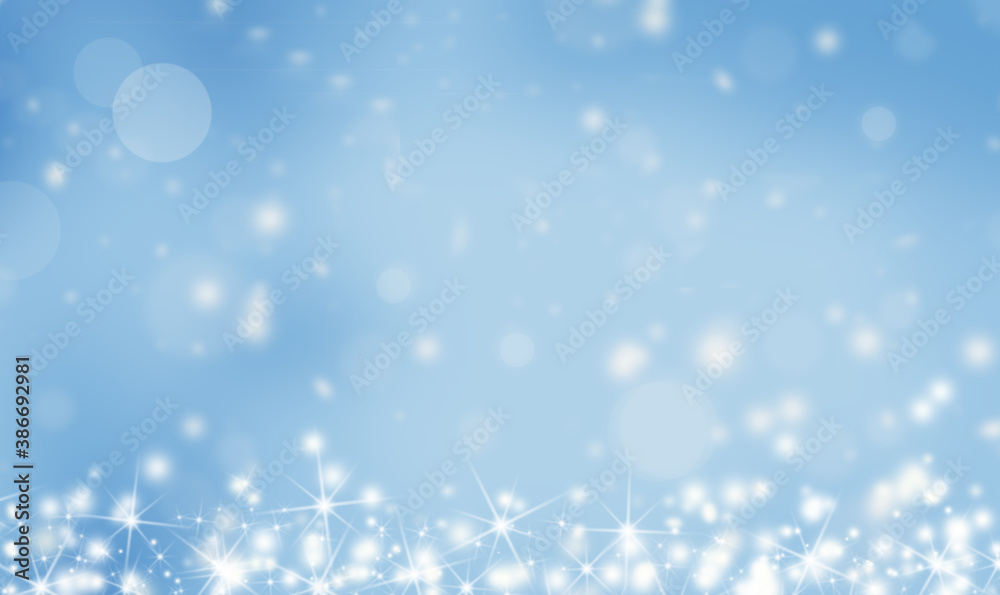 Naklejka premium christmas background with snowflakes
