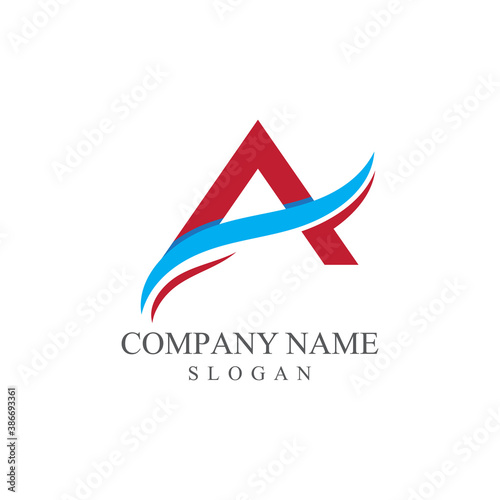 A Letter Logo Business Template Vector icon