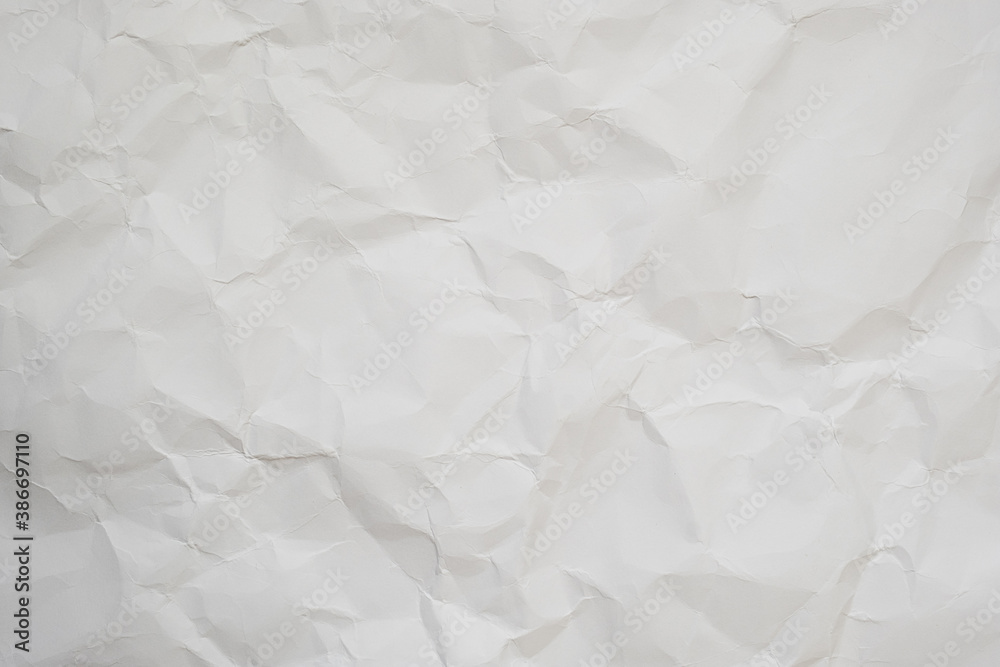 The texture of white recycle crumpled paper, copy space for text. The texture of white recycle crumpled paper, copy space for text.