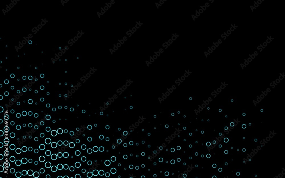 Light BLUE vector texture with disks.